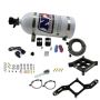 Nitrous Express 63571-10 4500 Covert Crossbar Plate System, Pro Power 100-500Hp (10# Bottle)