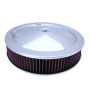 RACING POWER CO-PACKAGED RPCR8021 14X3 Air Cleaner Kit Washable Element