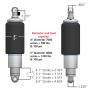Ridetech 21150701 Rear HQ Shockwaves, 7000 Series with 5.2