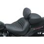 Mustang Motorcycle 79335 Mustang 18-21 Harley Fat Bob Standard Touring Recessed Passenger Seat - Black