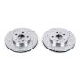 PowerStop AR82124XPR PowerStop Evolution Performance Drilled, Slotted & Plated Brake Rotor Pair