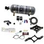 Nitrous Express 63840-12 4150 SINGLE ENTRY CROSSBAR PLATE SYSTEM, RNC (250-750HP) W/COMPOSITE BOTTLE