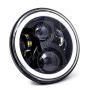 Letric Lighting 7in Led W/Full Halo Blk