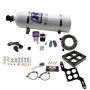 Nitrous Express 63970-15 SINGLE ENTRY CROSSBAR RNC .178 250-650HP (4500 FLANGE) W/15LB BOTTLE