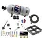 Nitrous Express 63980-10 SINGLE ENTRY CROSSBAR 8500 BASED THROTTLE BODY W/ 10 LB BOTTLE