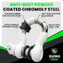 Rhino USA RNO-WHT-SHACKLES 3/4In D-Ring Shackle Set (2-Pack)(White)