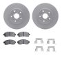 Dynamic Friction 4512-13091 Rotor Kit