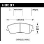 Hawk Performance HB507Z.711 Performance Ceramic Disc Brake Pad