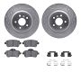 Dynamic Friction 7612-63087 Rotor Kit