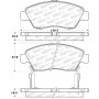 Stoptech 308.09481 Street Brake Pads