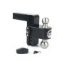 Weigh Safe LTB8-2-CER-BLA 180 Hitch 8in Drop Hitch & 2in Shank (8K/12.5K GTWR) - Black Cerakote