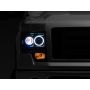 Raxiom T542825 09-14 Ford F-150 Super White LED Halo Projector Headlights- Blk Housing (Clear Lens)
