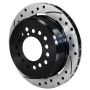 Wilwood 160-11377-BK Rotor-2.32in Offset-SRP-BLK-Drill-LH 11.00 x .810 - 5 Lug