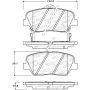 Stoptech 308.14320 Street Brake Pads - Front