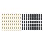 QUICKCAR RACING PRODUCTS QRP57-464-50 Ring Terminal 3/8in 10- 12 Ga w/Heat Shrink 50pk