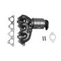 AP Exhaust 641374 Federal / EPA Catalytic Converter - Direct Fit w/ Integrated Manifold