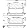 Stoptech 308.05880 Street Brake Pads - Front
