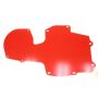 BMR Suspension FP002R BMR 70-81 2nd Gen F-Body A/C Delete Panel (Aluminum) - Red