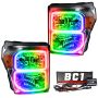 Oracle Lighting 8158-335 2011-2016 Ford F-250/350 Superduty LED Halo Headlights - (Chrome Housing)