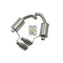 ROUSH 2015-2019 Ford Mustang 3.7L/2.3L V6/I4 Exhaust Kit w/ Round Tips
