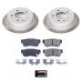 PowerStop SC5210 Semi-Coated Rotor and Low-Dust Ceramic Brake Pad Kit