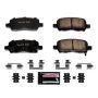 PowerStop Z23-999 PowerStop - Z23 Daily Driver Carbon-Fiber Ceramic Brake Pads with Hardware Kit