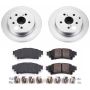 PowerStop CRK6099 Genuine Geomet Coated Rotor and Low-Dust Ceramic Brake Pad Kit