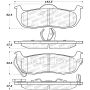 Stoptech 309.10410 Sport Brake Pads w/Shims and Hardware - Front