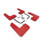 Rally Armor 2019+ Hyundai Veloster N UR Red Mud Flap w/ Black Logo
