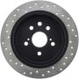 Stoptech 128.44142L Drilled Sport Brake Rotor