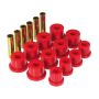 Prothane 7-1006 81-87 GM K30 Rear Spring & Shackle Bushings (w/ 1 3/8in OD Frame Shackle Bush) - Red