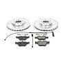 PowerStop K2903 Z23 Daily Driver Carbon-Fiber Ceramic Brake Pad and Drilled & Slotted Rotor Kit