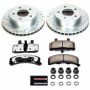 PowerStop K4873-36 Z36 Truck and SUV Carbon-Fiber Ceramic Brake Pad and Drilled & Slotted Rotor Kit