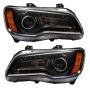 Oracle 11-14 Chrysler 300C SMD HL - Black - NON HID - ColorSHIFT DRL - ColorSHIFT w/ BC1 Controller
