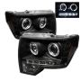 SPYDER 5010230 Projector Headlights - LED Halo - Black