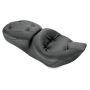 Mustang Motorcycle 75465 Mustang 97-07 Harley Road King, 06-07 Road Glide, 00-05 Eagle Touring 1PC Seat Regal - Black