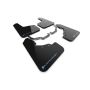 Rally Armor MF138-UR-BLK-LBL Black Mud Flap/Light Blue Logo