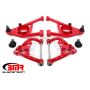 BMR Suspension AA033R BMR 64-72 A-Body Upper And Lower A-Arm Kit - Red