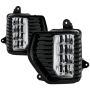 SPYDER 5087010 OEM Style Full LED Fog Light w/Universal Switch - Clear