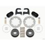 Wilwood 140-12548-D Dynapro Lug Mount Single Rear Dynamic Kit SA Drilled 58-64 Olds/Pont 1/2in Studs