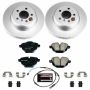 PowerStop CRK6034 Genuine Geomet Coated Rotor and Carbon-Fiber Ceramic Brake Pad Kit