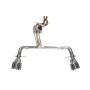 AWE Tuning 3010-42046 Audi B8.5 S5 3.0T Track Edition Exhaust - Chrome Silver Tips (90mm)