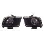Raxiom 413414 05-09 Ford Mustang Axial Series OEM Style Rep Headlights- Chrome Housing (Clear Lens)
