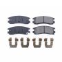 PowerStop 17-698 PowerStop - Z17 Low-Dust Ceramic Brake Pads with Hardware