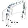 Go Rhino 91002C RHINO Bed Bar - Rear Main B bar - Chrome
