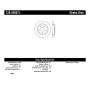 Stoptech 128.45067L 04-10 Mazda3 Drilled Left Rear Rotor