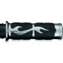 Kuryakyn 6261 ISO Flame Grips Metric Chrome