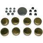 PROFORM PFM66551 Brass Freeze Plug Kit Chevy 400