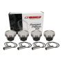 Wiseco K672M815AP Piston Set, Honda, R18A, 81.50 mm Bore, Sport Compact, Set of 4