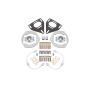 BMR Suspension WAK360H Caster camber plates, factory spring